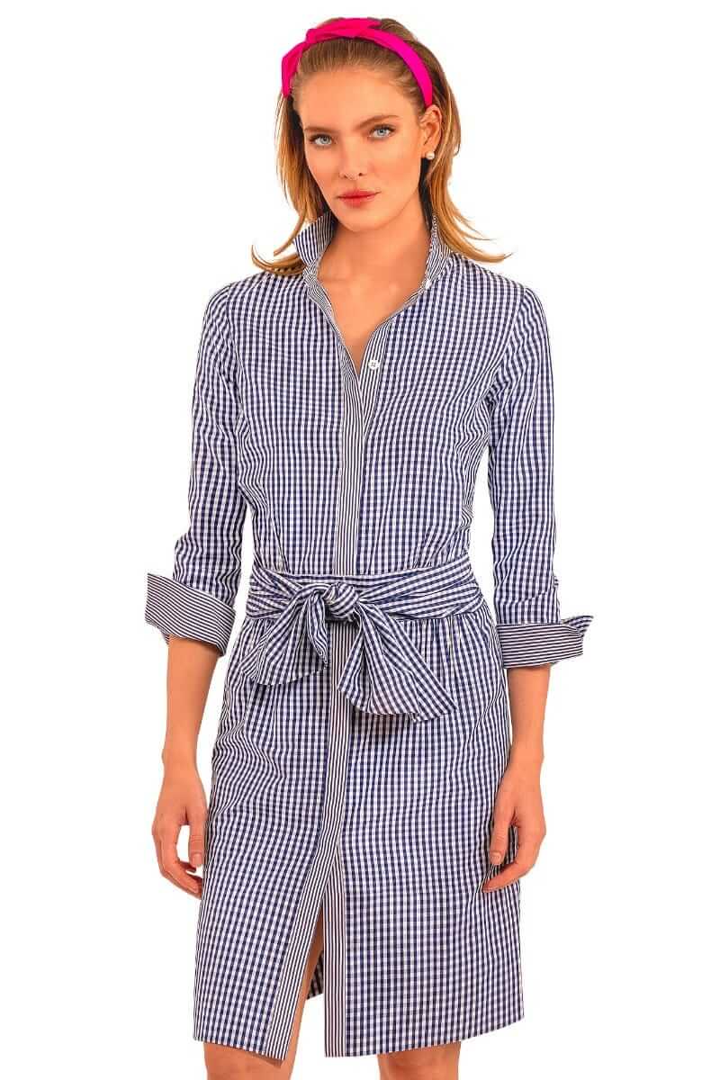 Breezy Blouson Dress - Gingham