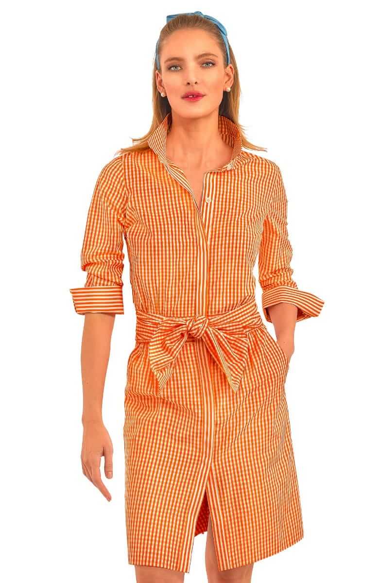 Breezy Blouson Dress - Gingham