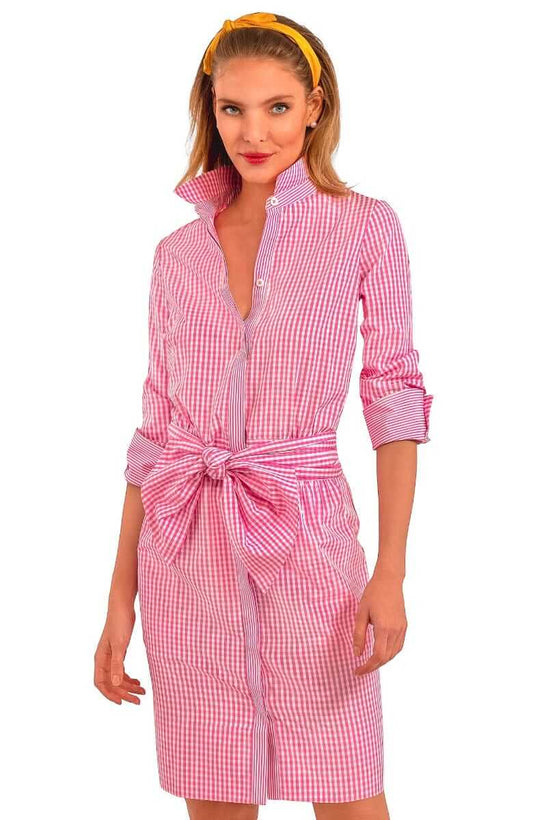 Breezy Blouson Dress - Gingham