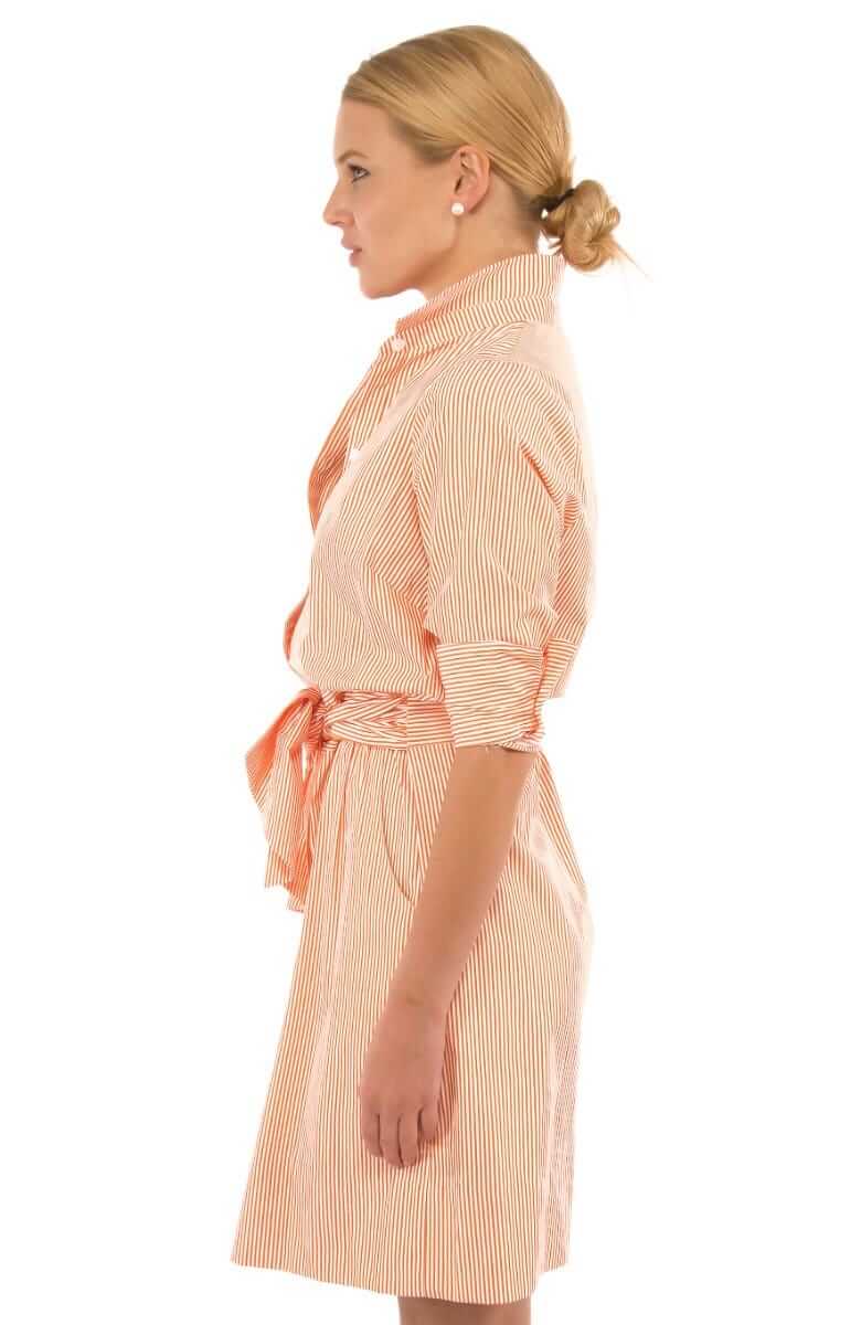 Wash & Wear Breezy Blouson Dress - Stripe