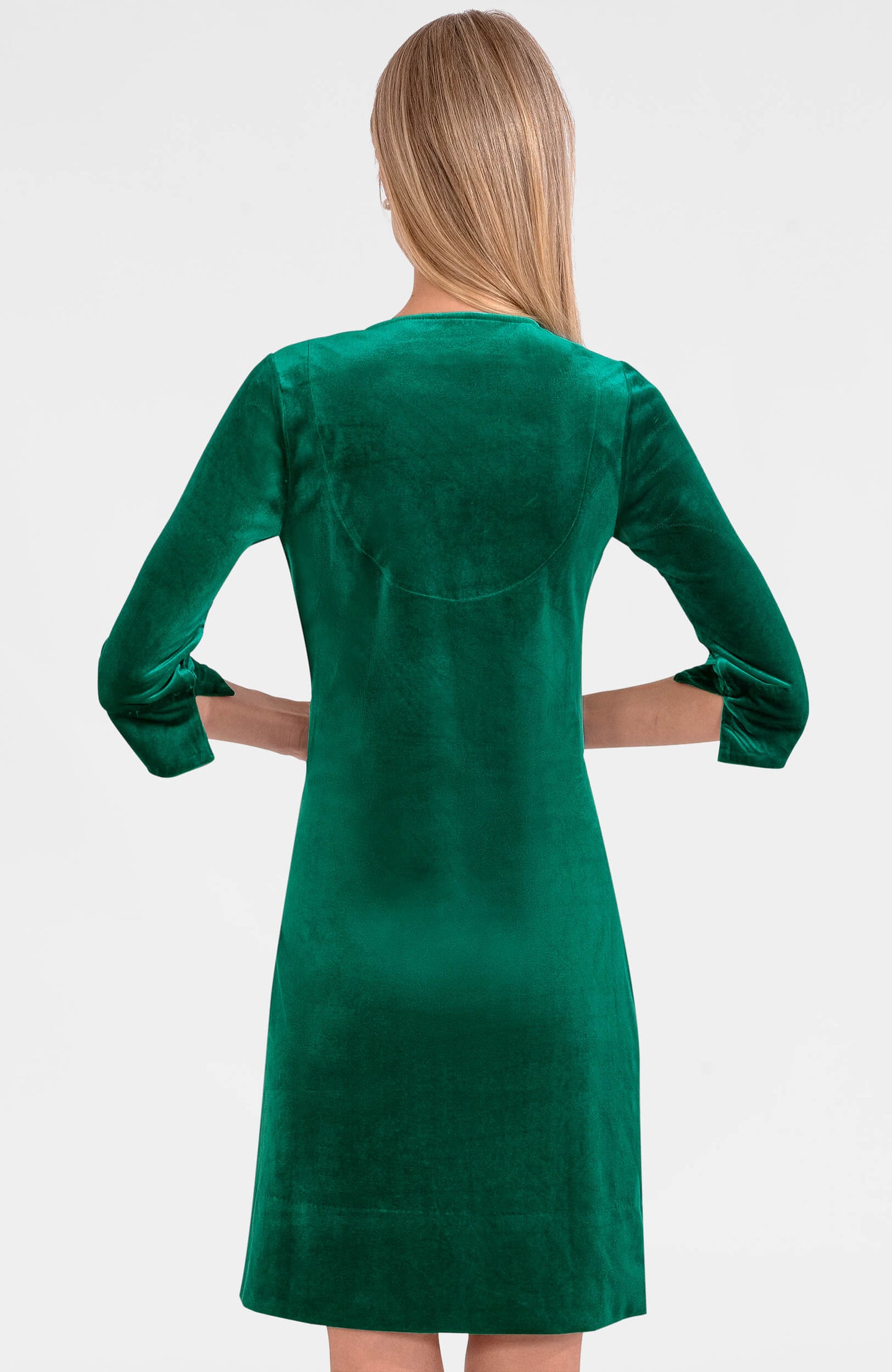 Cinch & Tie Dress - Silky Velvet