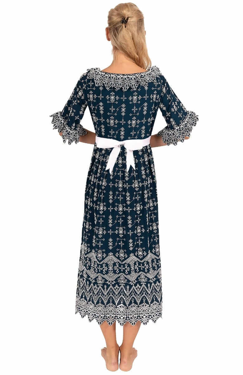 Cotton Bridgerton Midi Dress - La Di Da