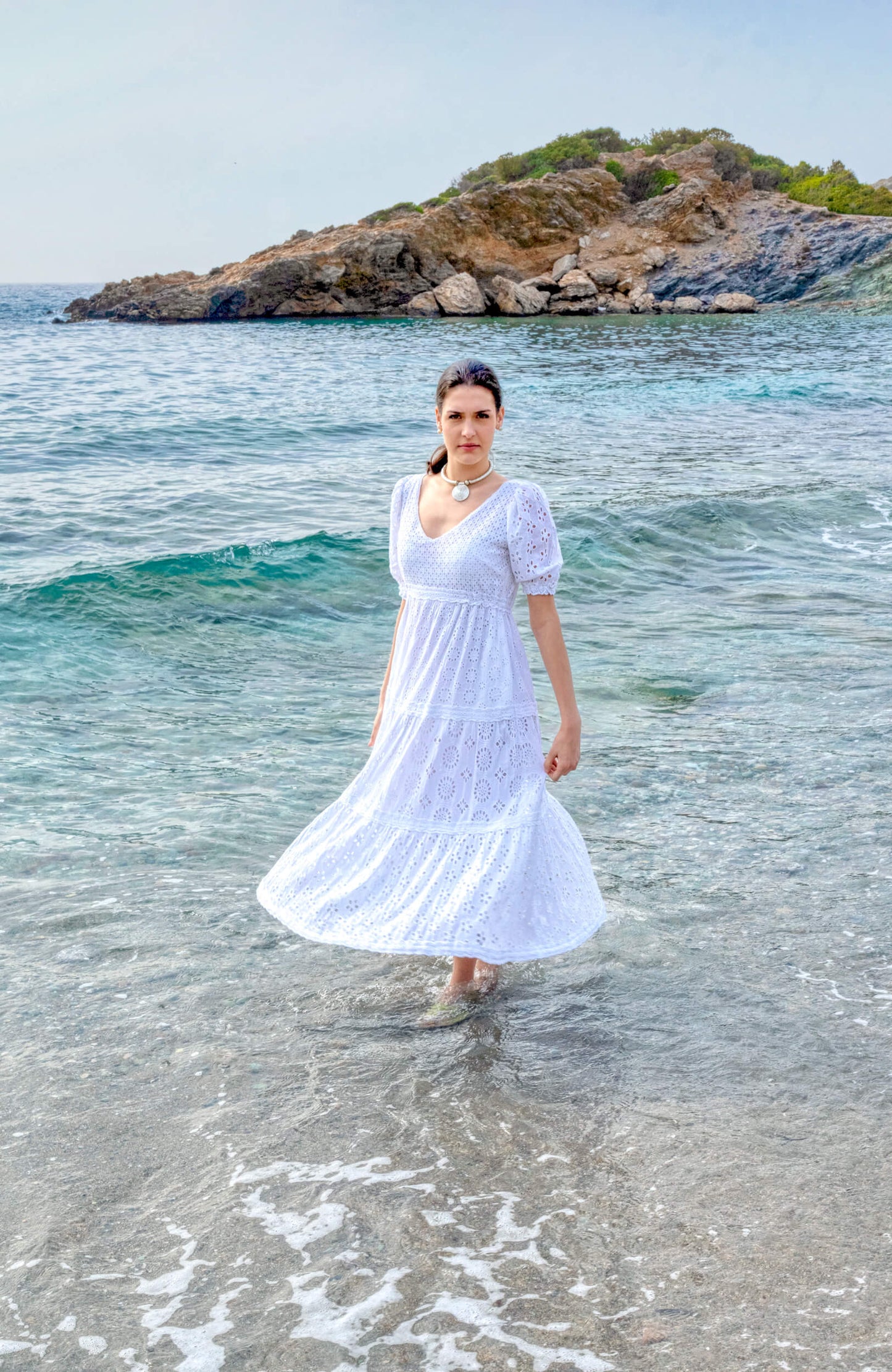 Eyelet Mary Weathered Midi/Maxi - La Di Da