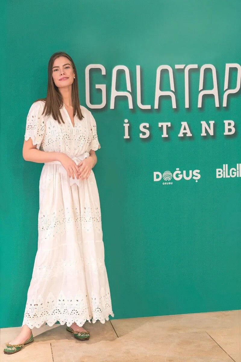 Heavily Embroidered Cotton Magnifico Midi/Maxi - La Di Da