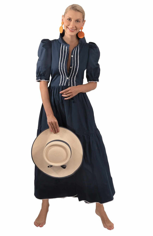 Cotton Ric Rac Roc Midi/Maxi Dress