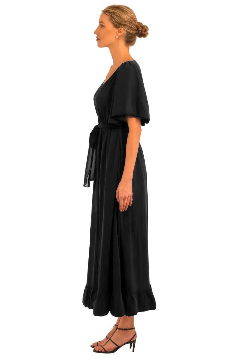 Solid Melody Maxi Dress