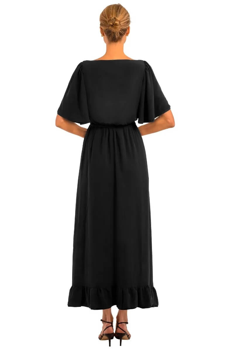 Solid Melody Maxi Dress