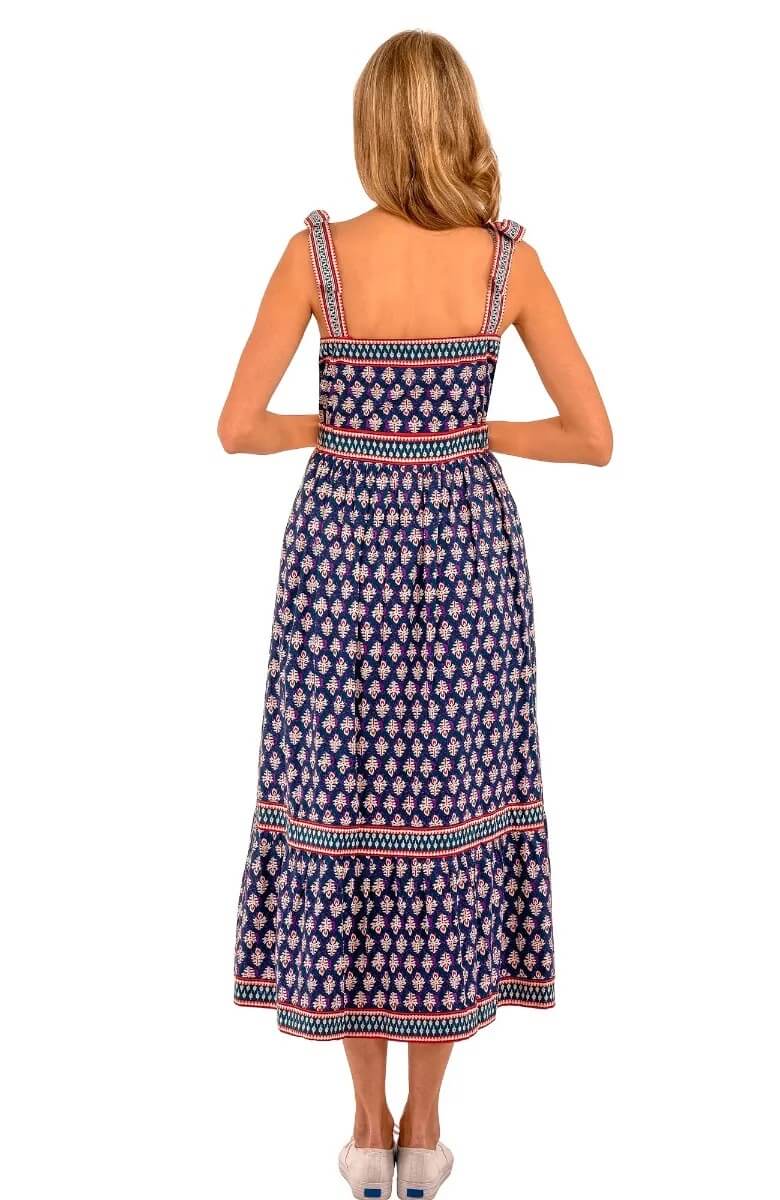Cotton Fun In The Sun Dress - Wonderful Wisteria