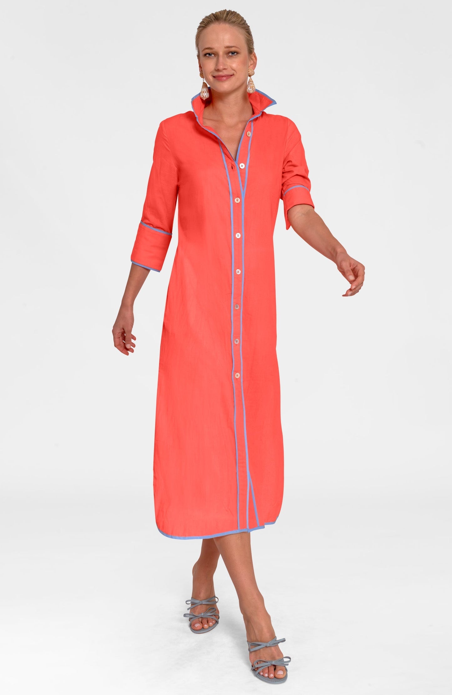 Shirt Tails Long Dress