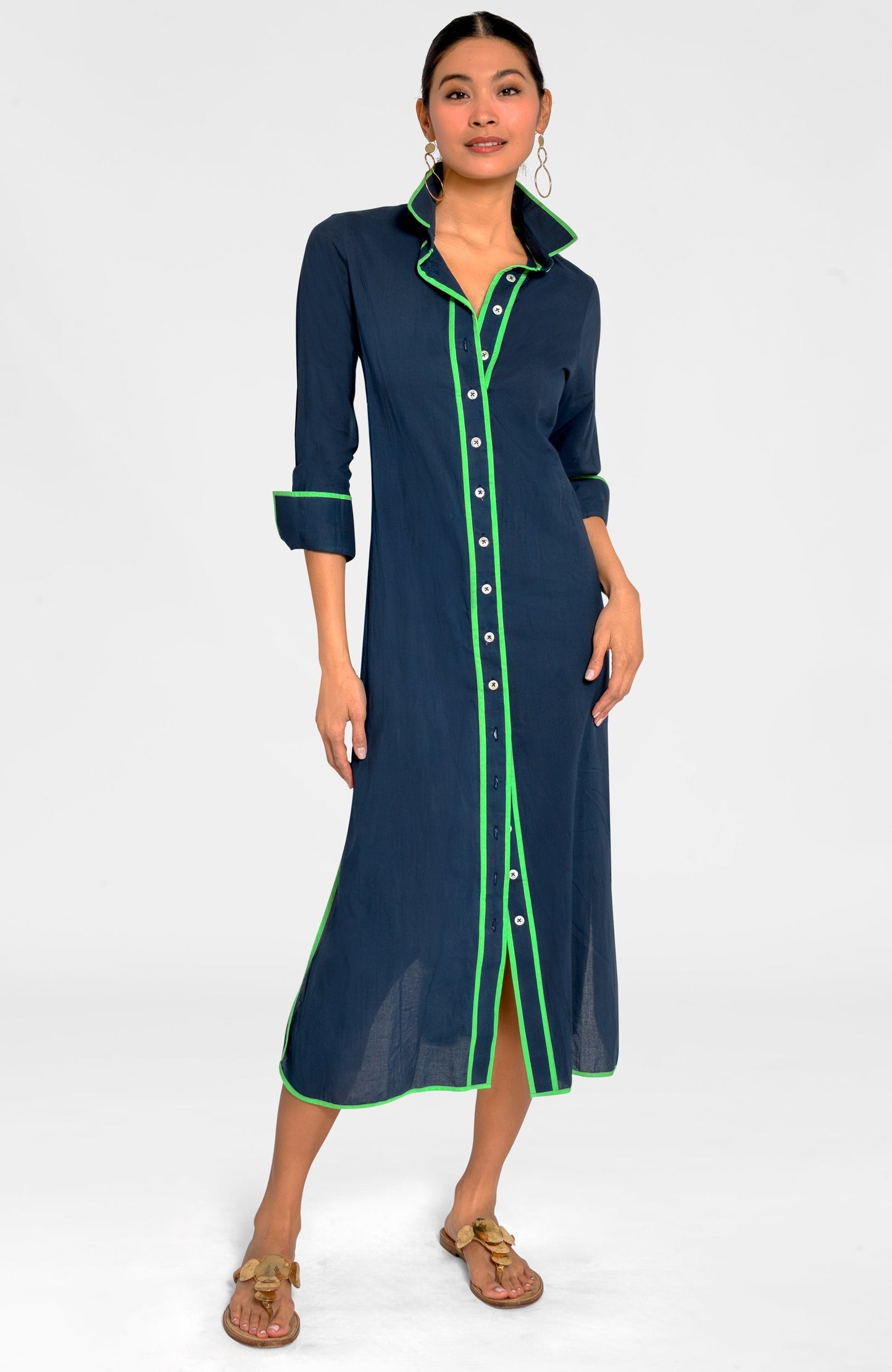 Shirt Tails Long Dress