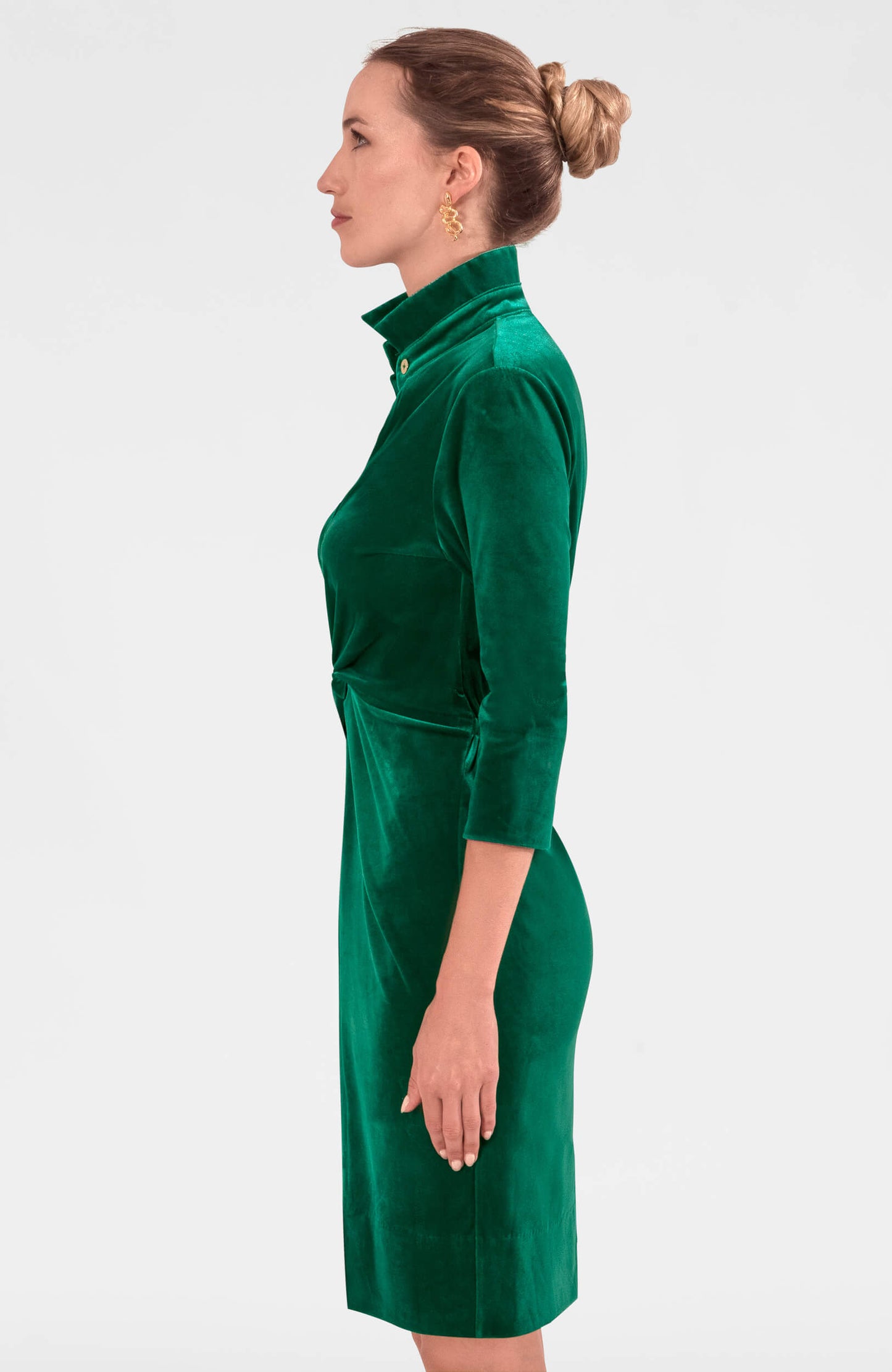 Twist & Shout Dress - Silky Velvet
