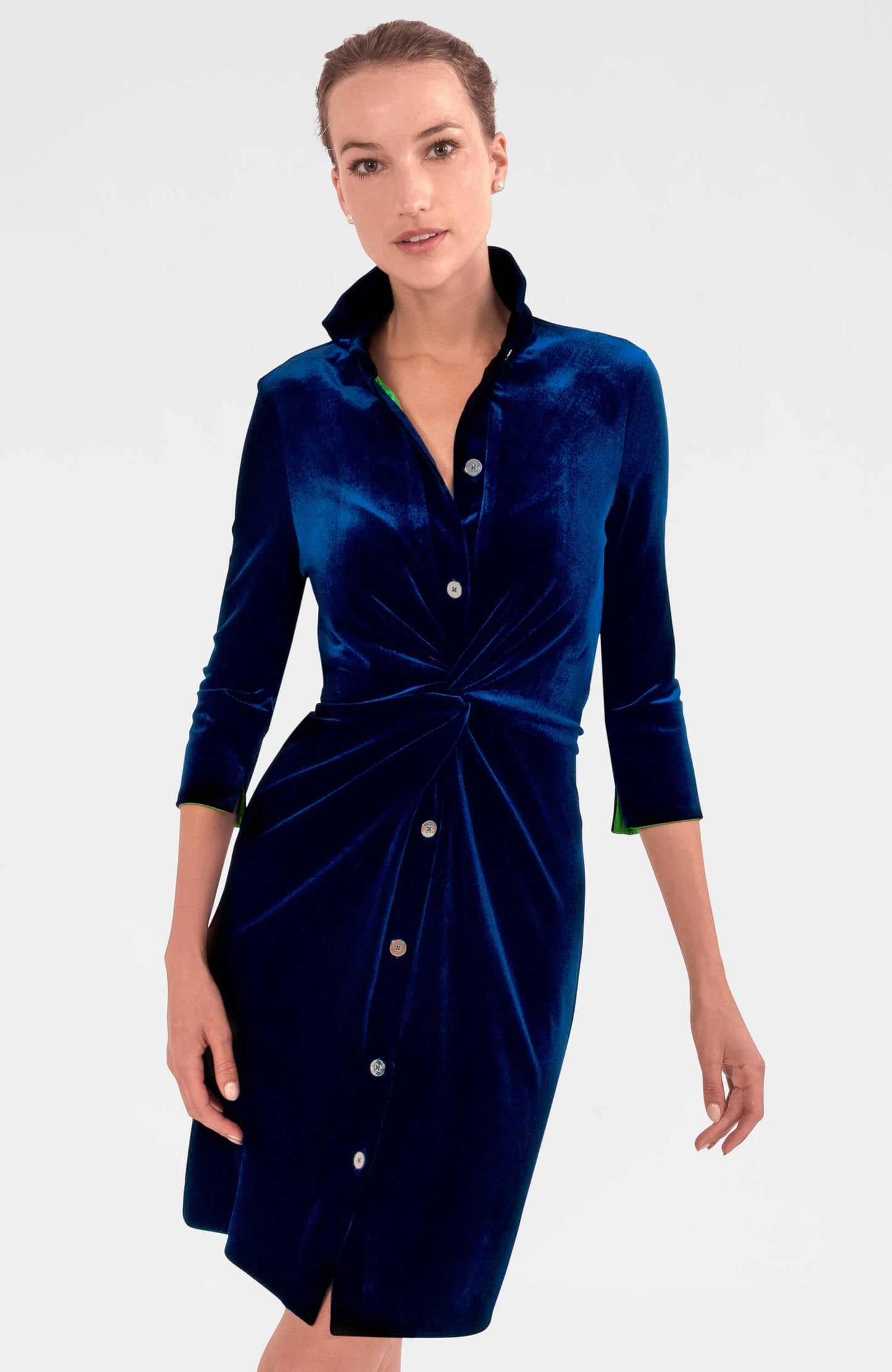 Twist & Shout Dress - Silky Velvet