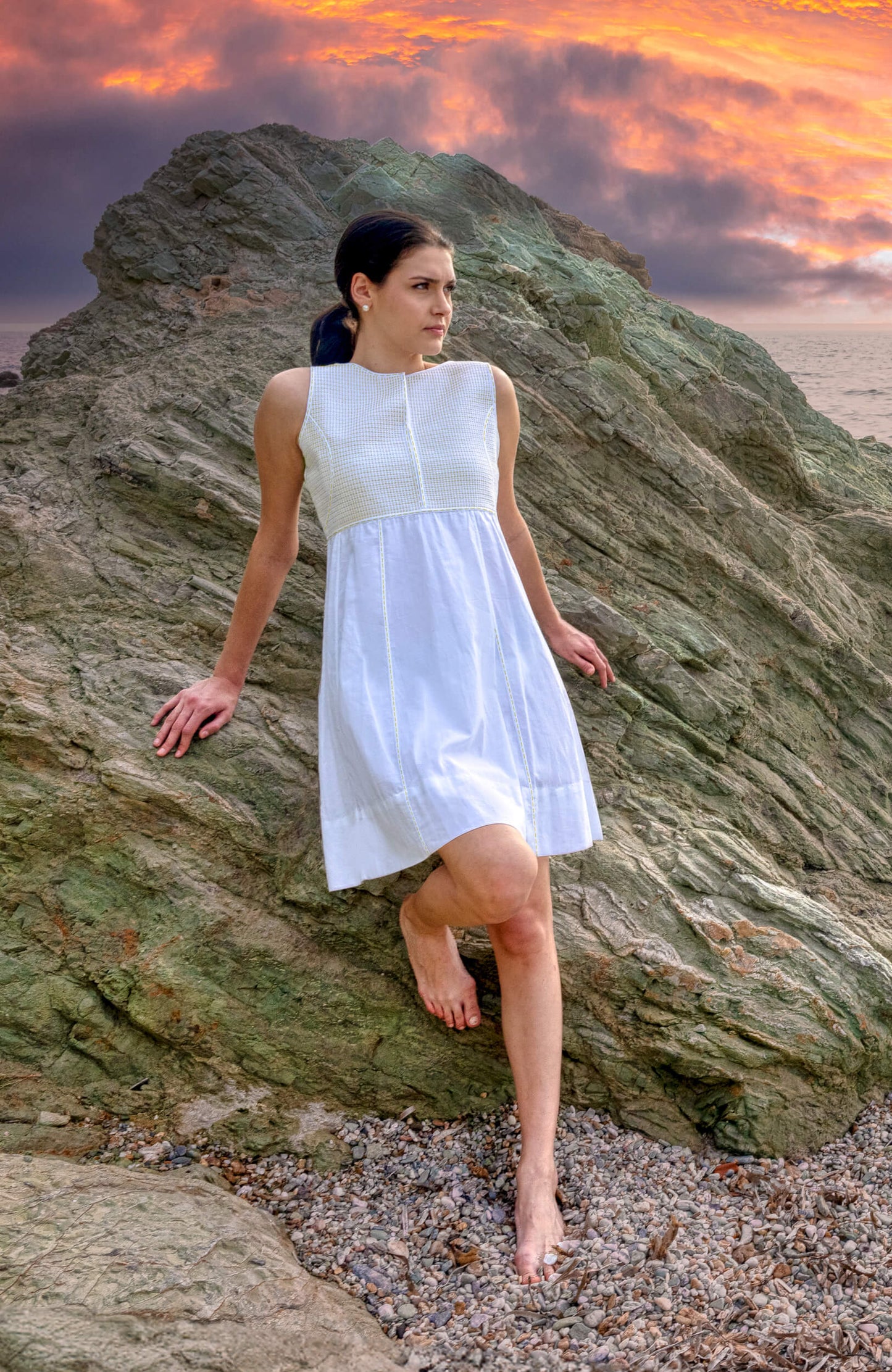 Trapunto Tango Dress