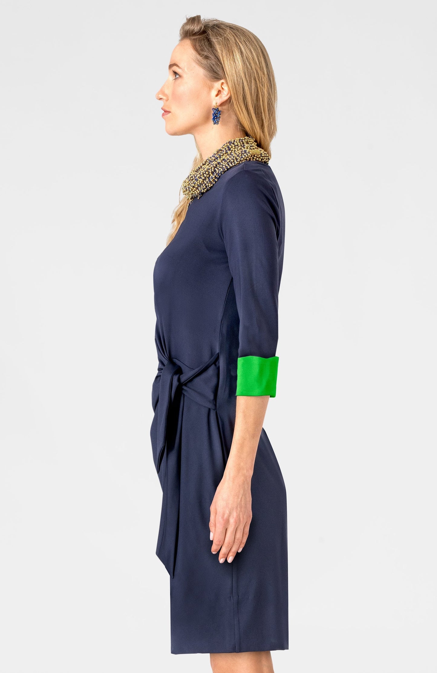 Cinch & Tie Dress - Solid