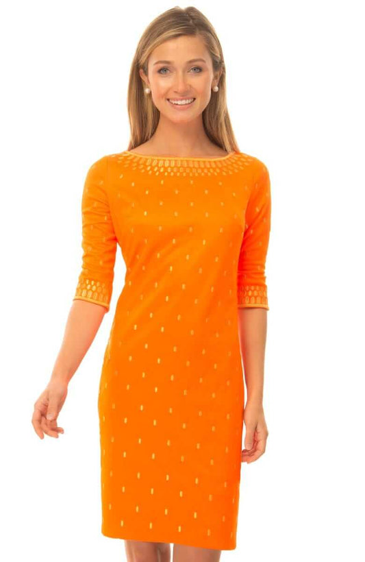 Jersey Embroidered Dress - Rocket Girl