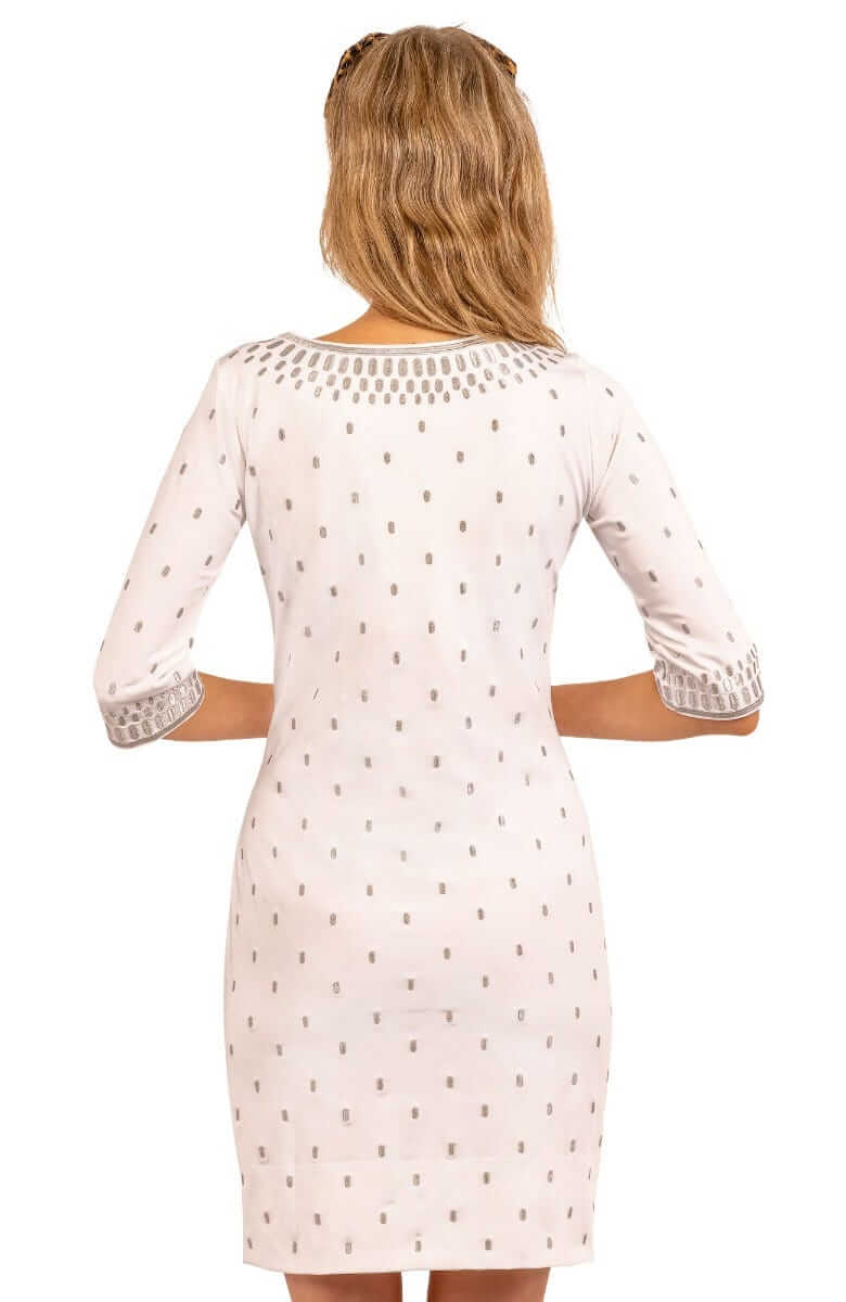 Jersey Embroidered Dress - Rocket Girl