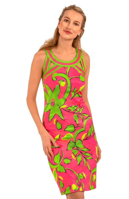 Jersey Isosceles Dress - Full Bloom
