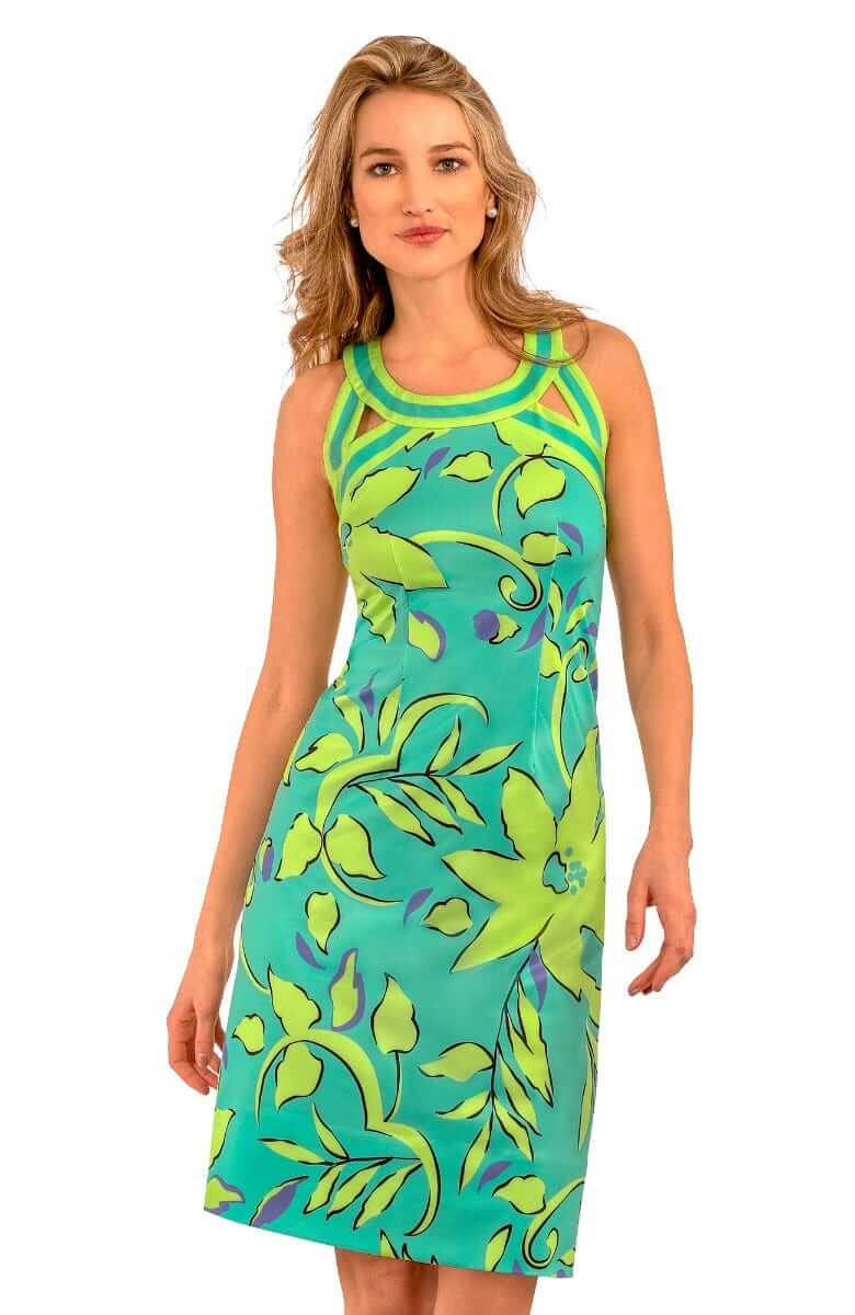 Jersey Isosceles Dress - Full Bloom