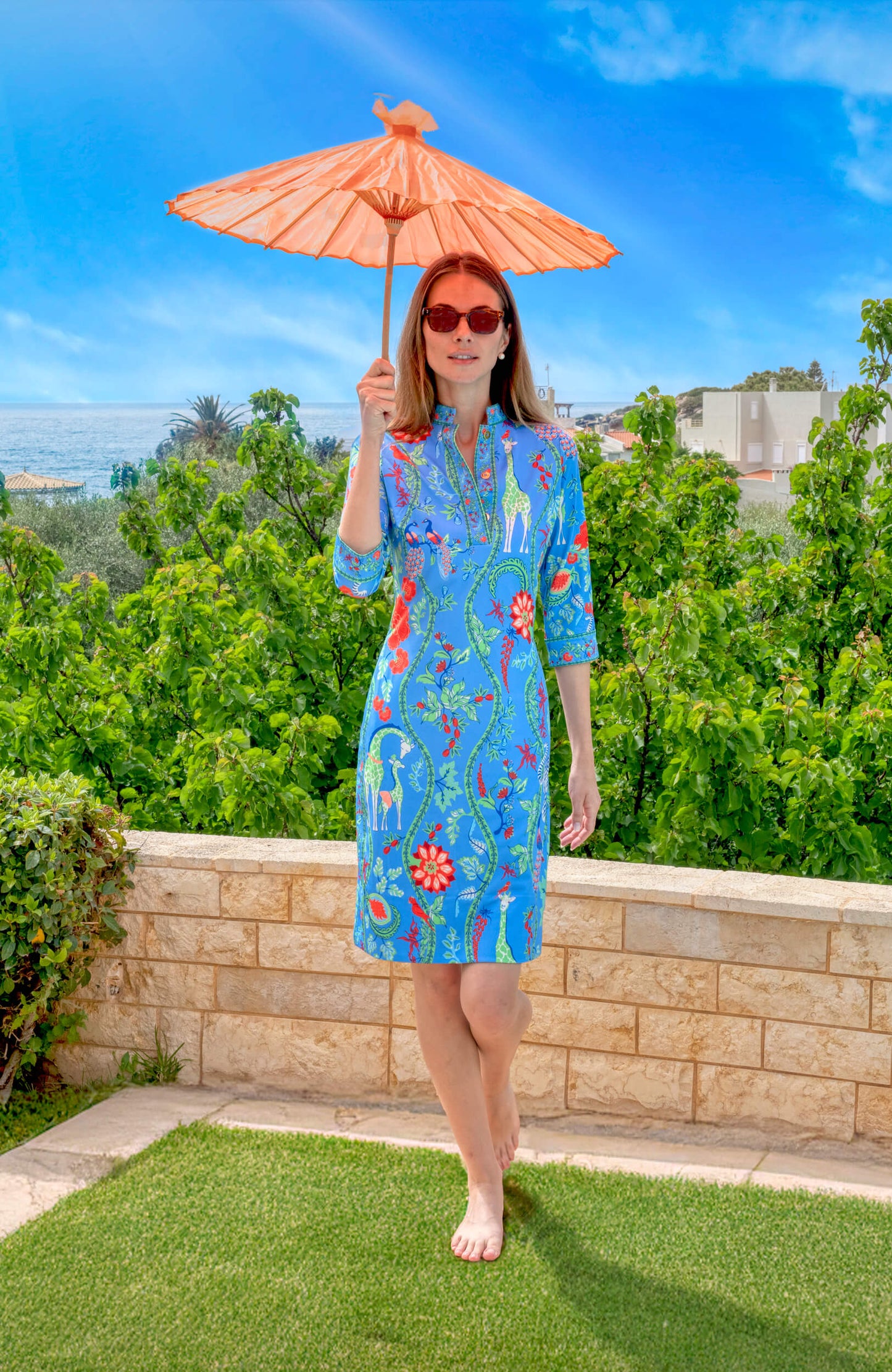 Mandarin Dress - Jungle Symphony