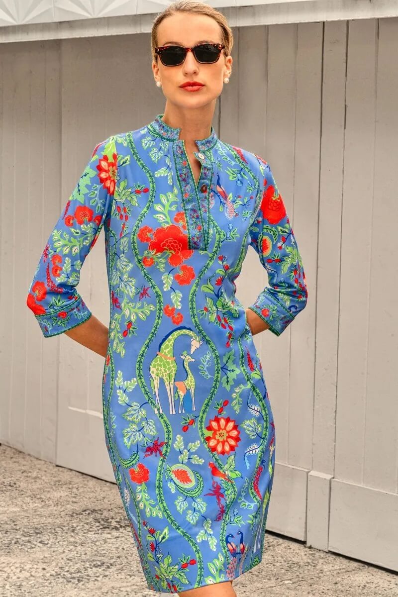 Mandarin Dress - Jungle Symphony