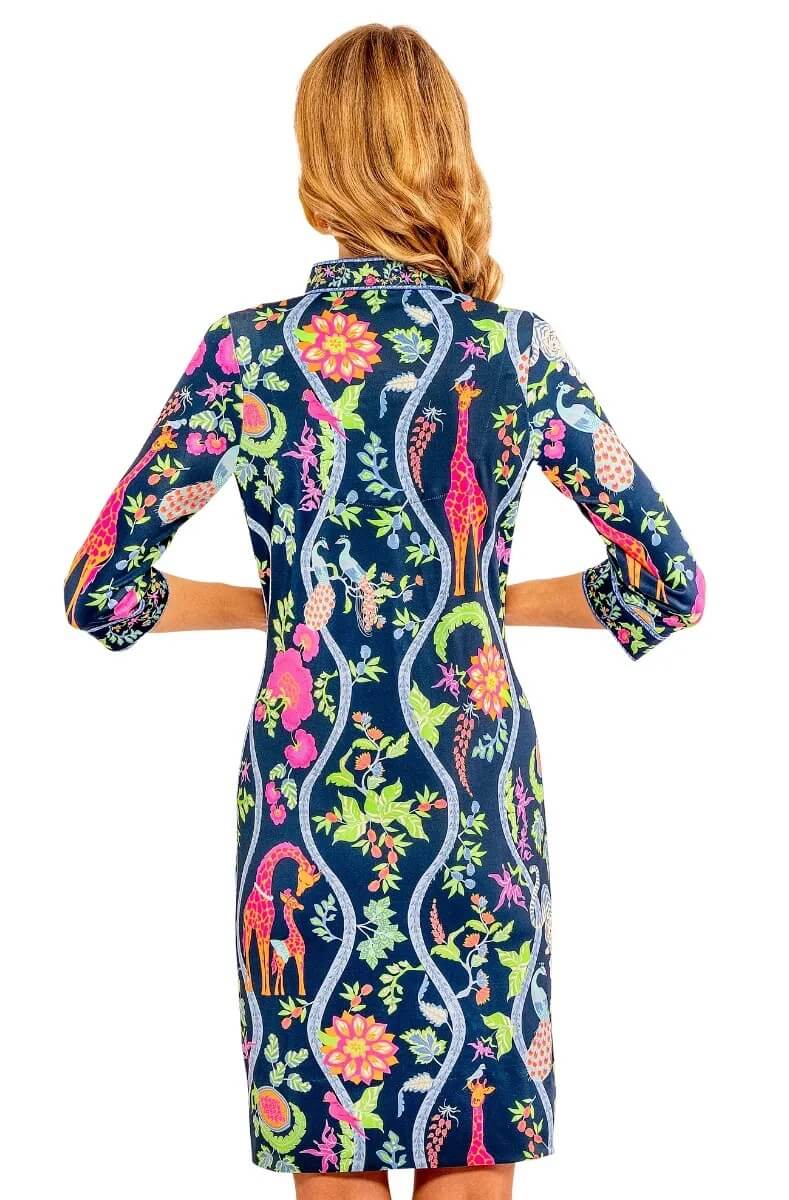 Mandarin Dress - Jungle Symphony