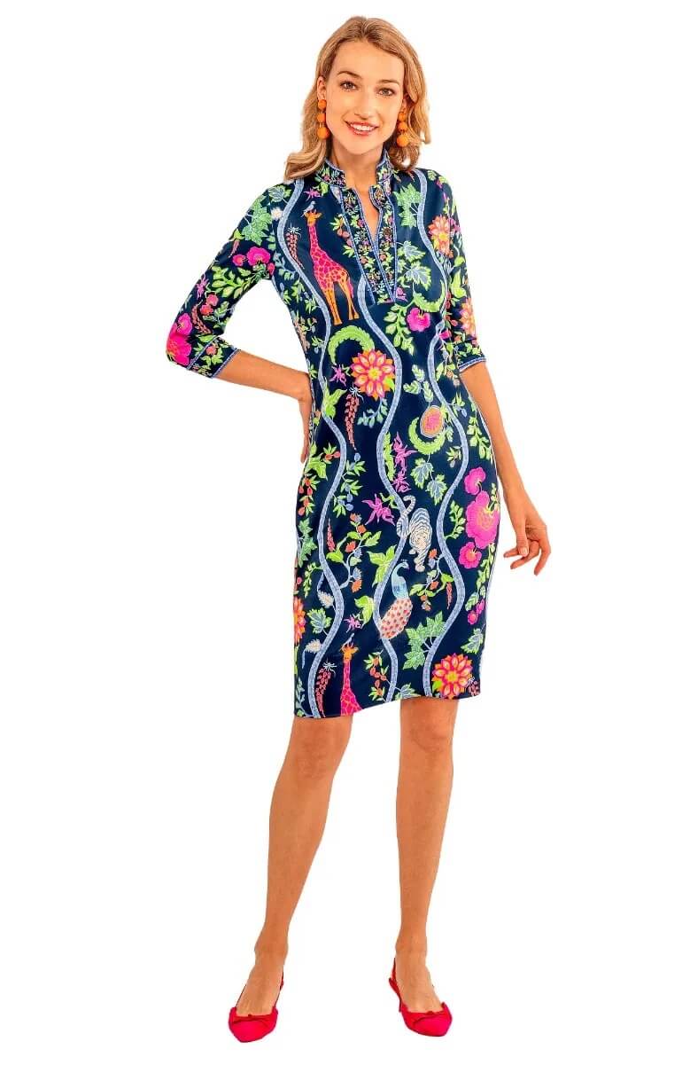Mandarin Dress - Jungle Symphony