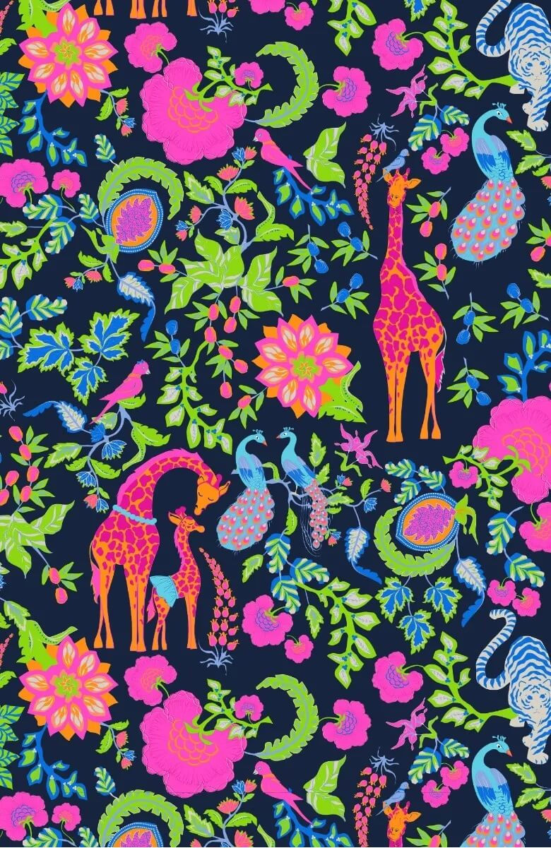 Mandarin Dress - Jungle Symphony