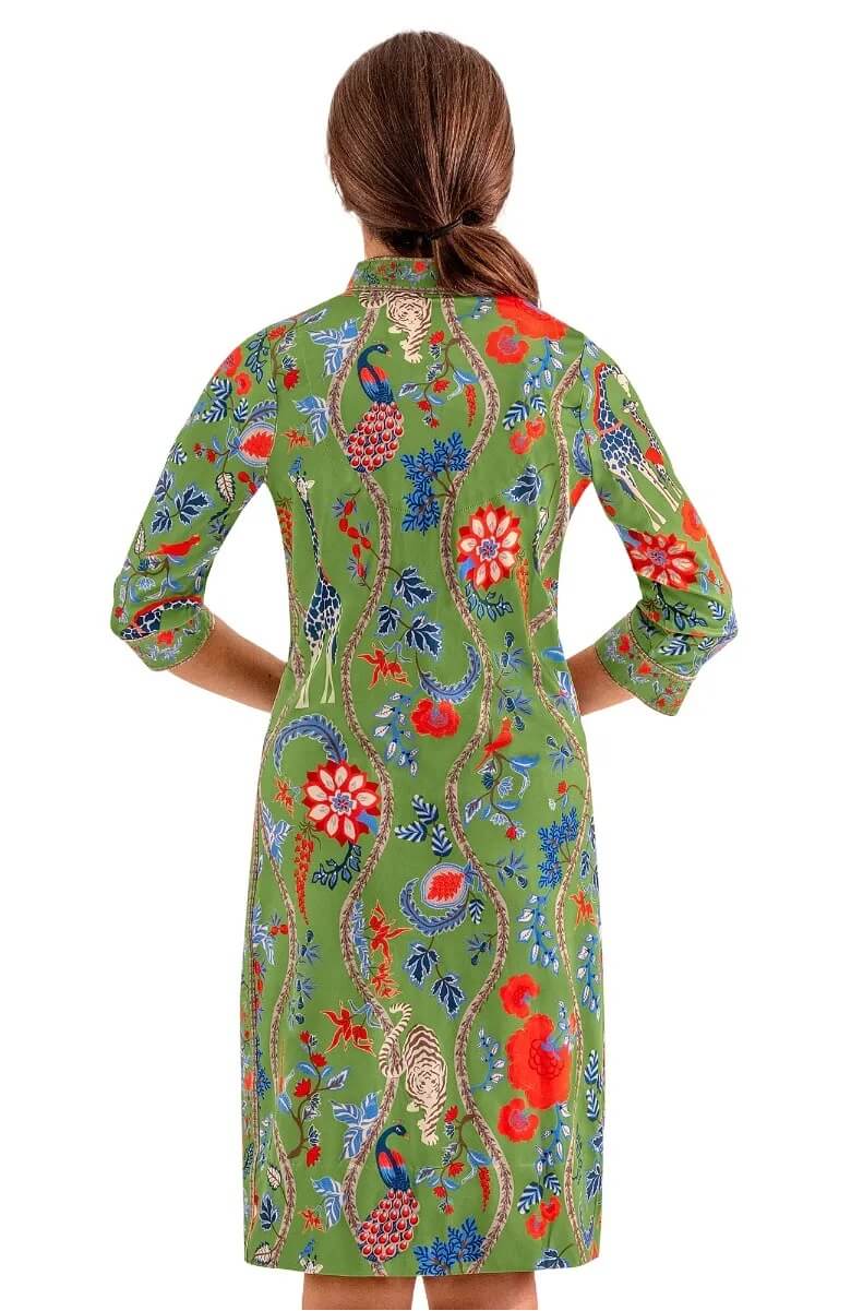 Mandarin Dress - Jungle Symphony