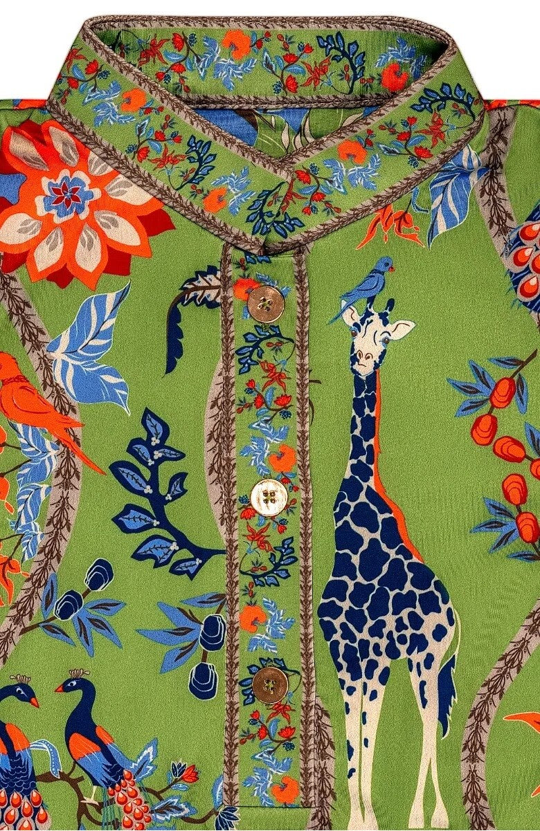 Mandarin Dress - Jungle Symphony