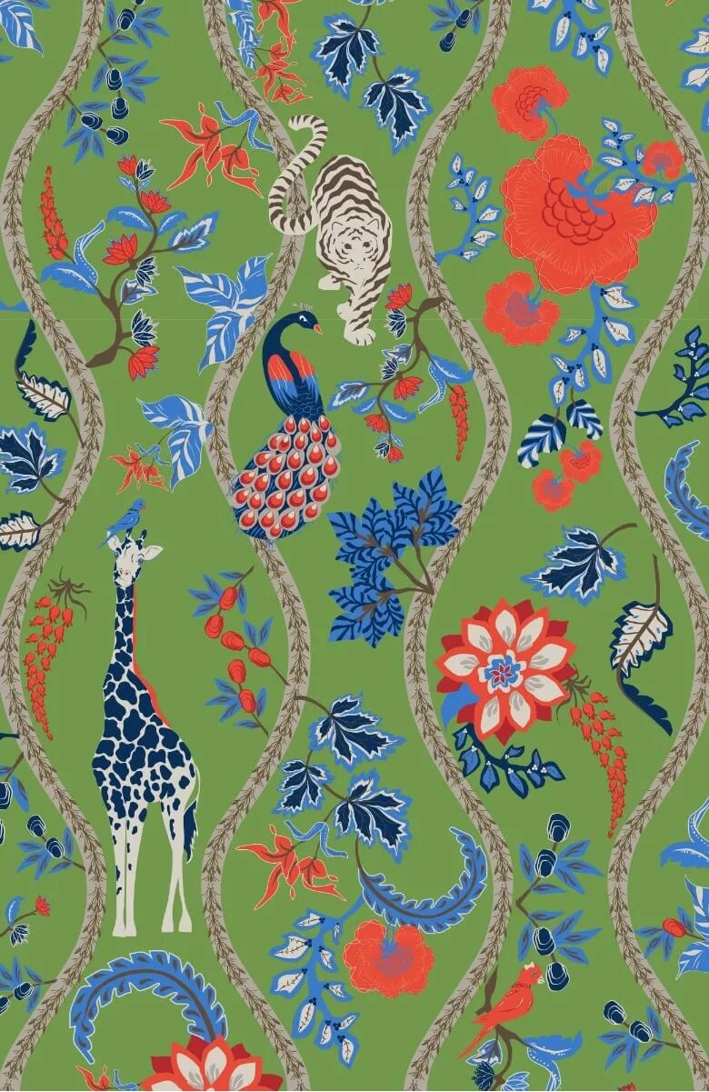 Mandarin Dress - Jungle Symphony