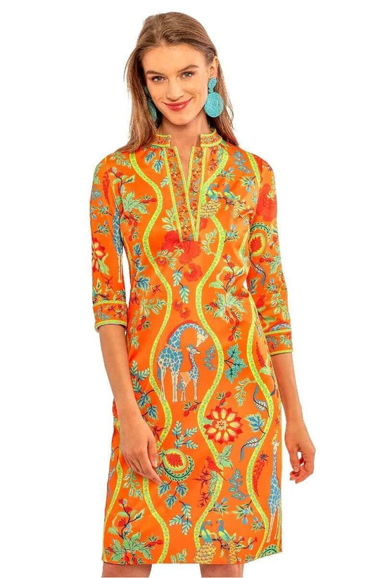 Mandarin Dress - Jungle Symphony