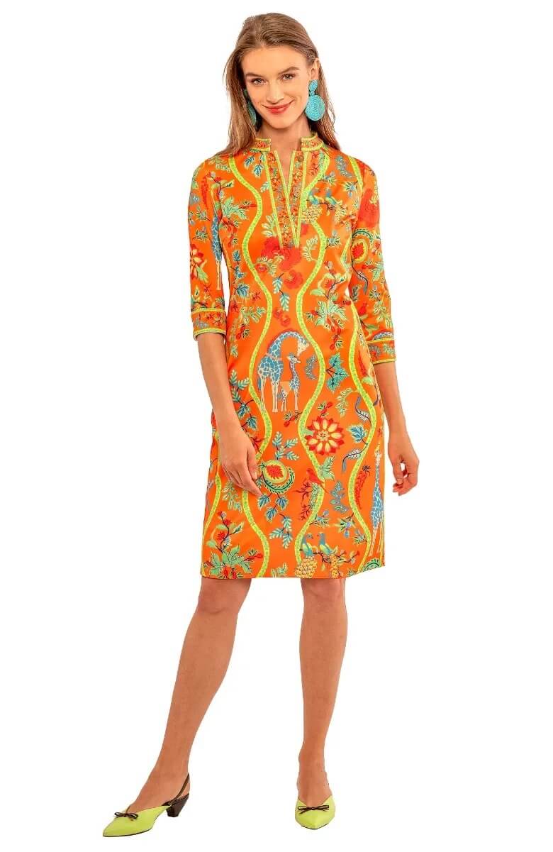 Mandarin Dress - Jungle Symphony