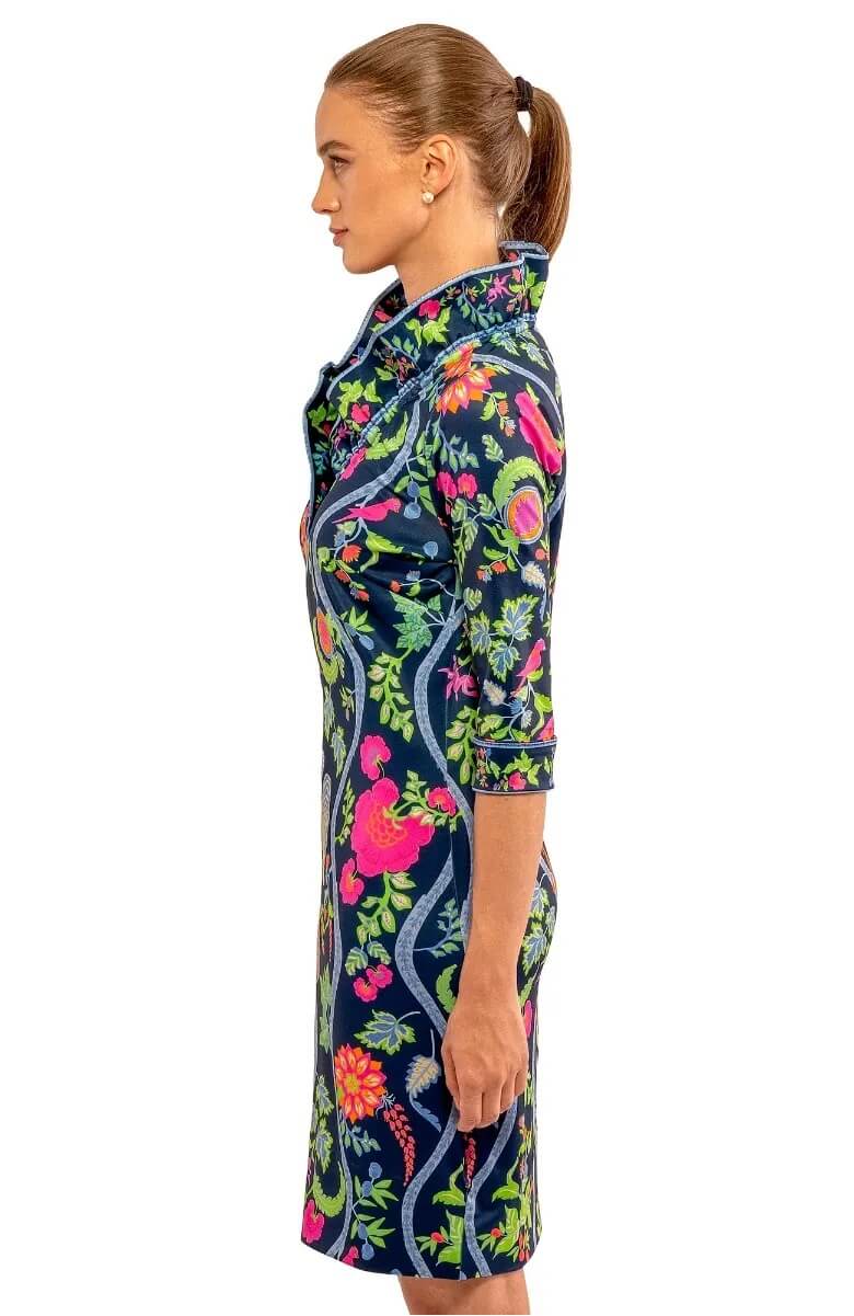 Ruffneck Dress - Jungle Symphony