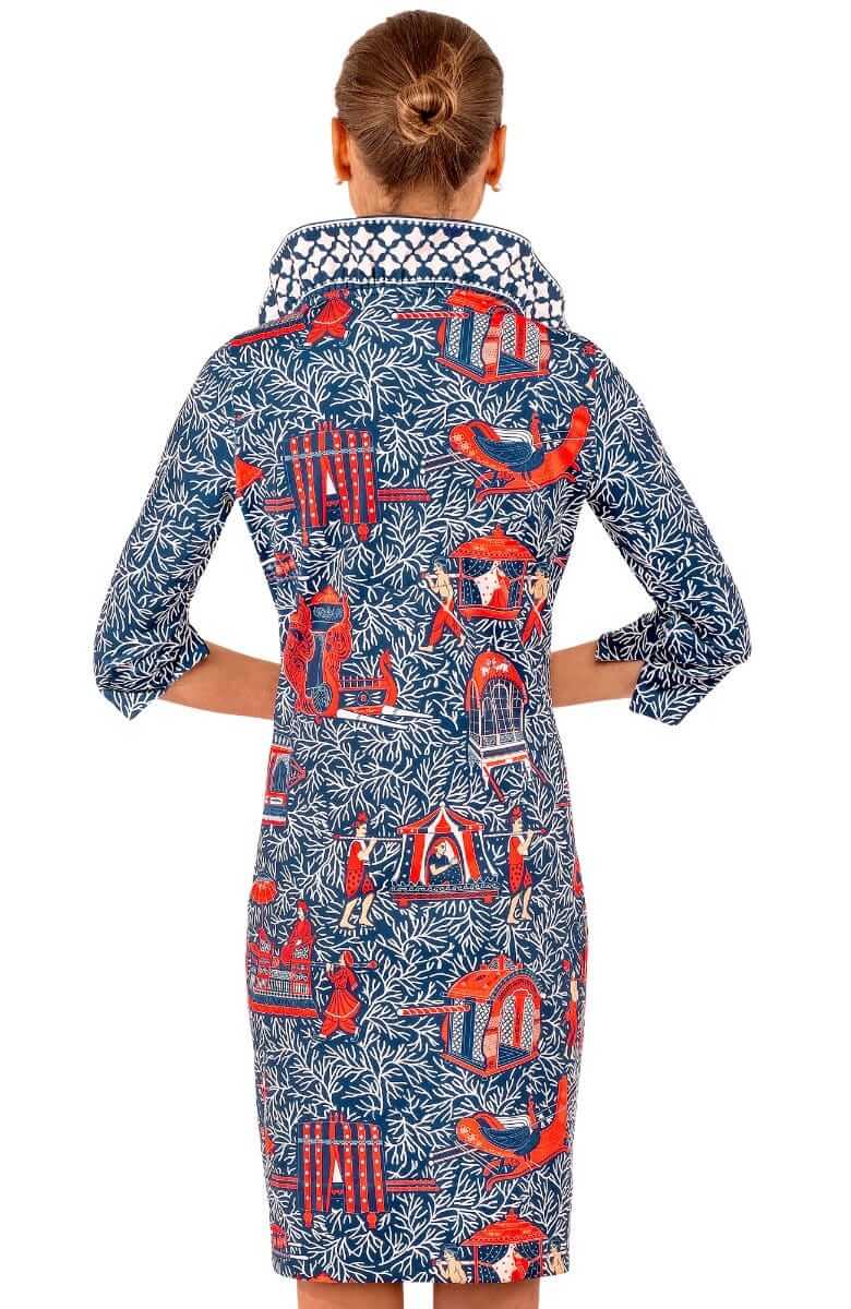 Ruffneck Dress - Palanquin Party