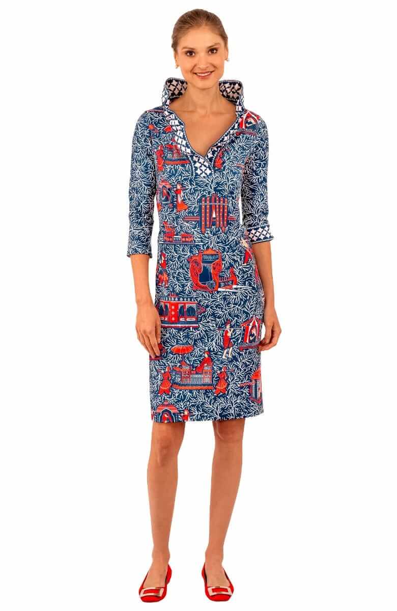 Ruffneck Dress - Palanquin Party
