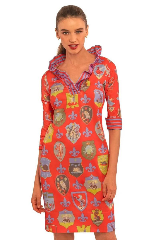 Ruffneck Dress - Siena