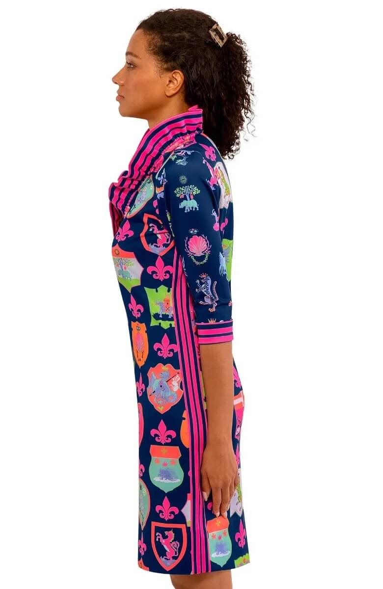 Ruffneck Dress - Siena