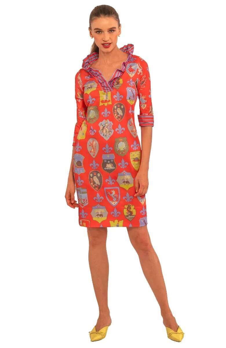 Ruffneck Dress - Siena