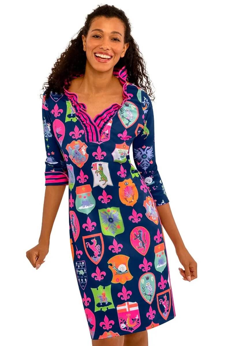 Ruffneck Dress - Siena