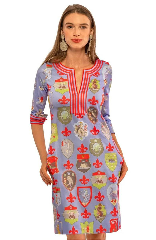 Split Neck Dress - Siena