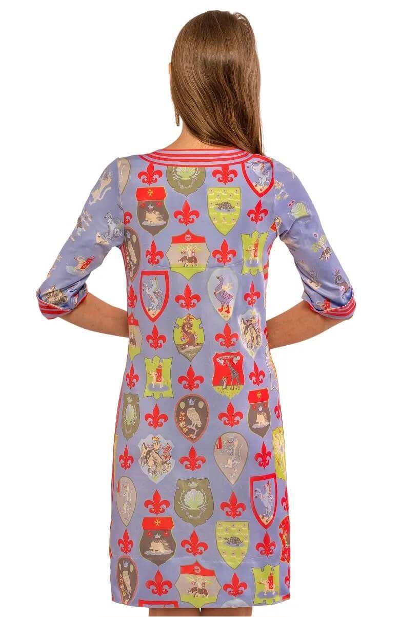 Split Neck Dress - Siena