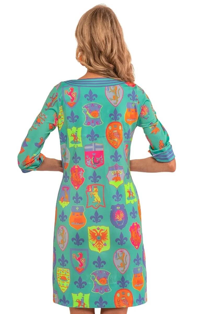 Split Neck Dress - Siena