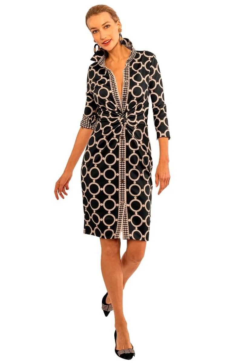 Twist & Shout Dress - Dip & Dot
