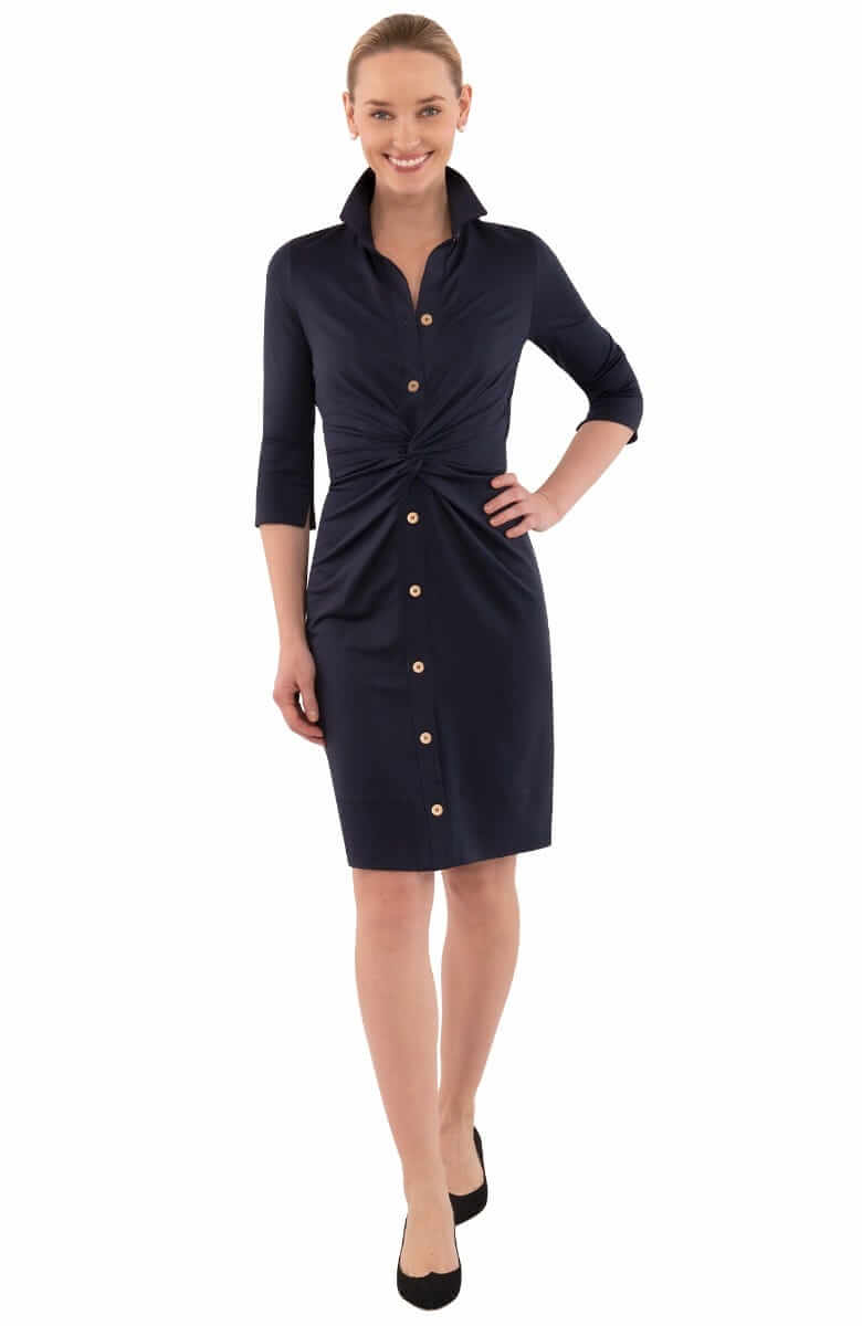 Twist & Shout Dress - Solid