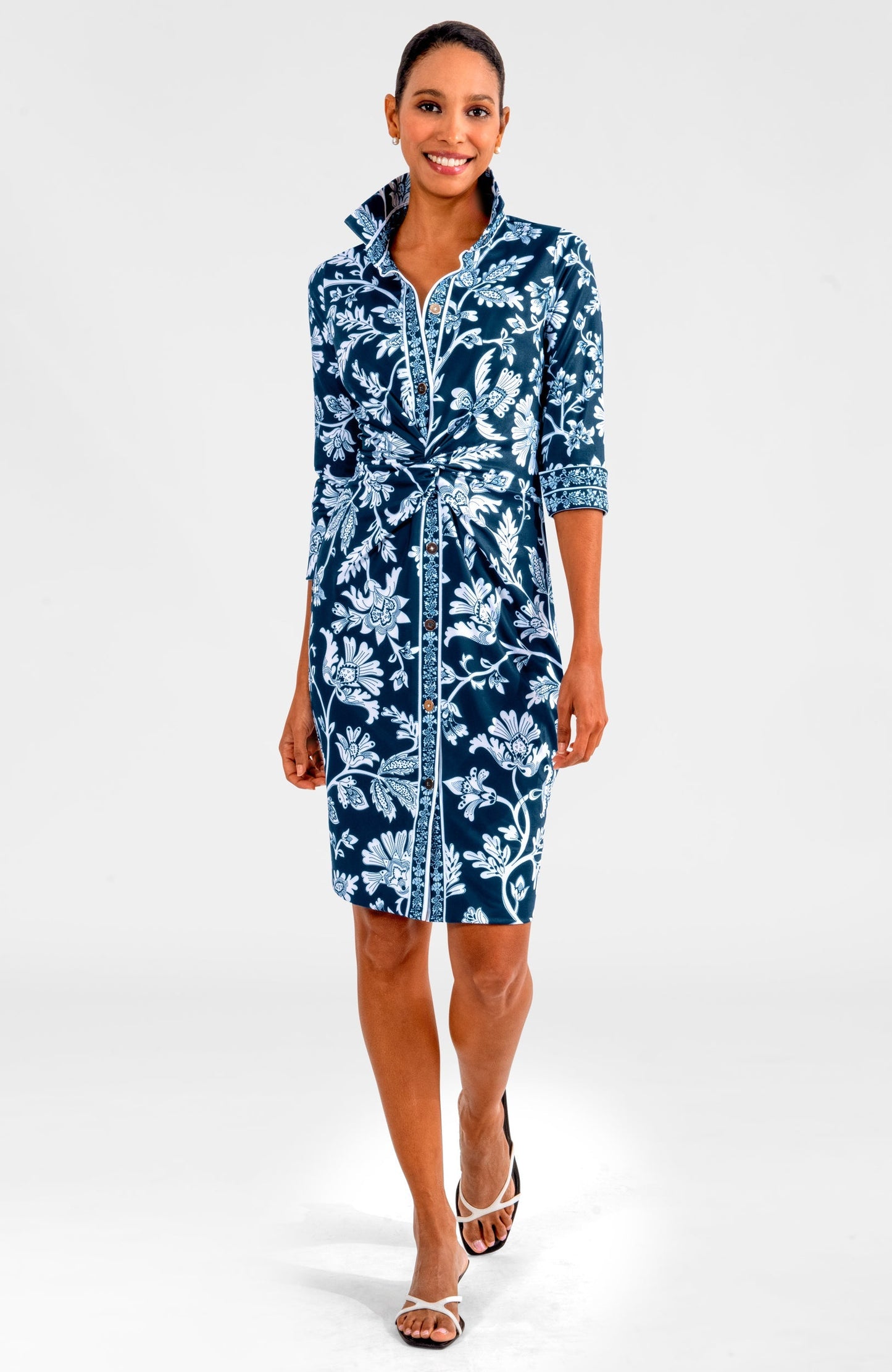 Twist & Shout Dress  -  Stunning Stippling
