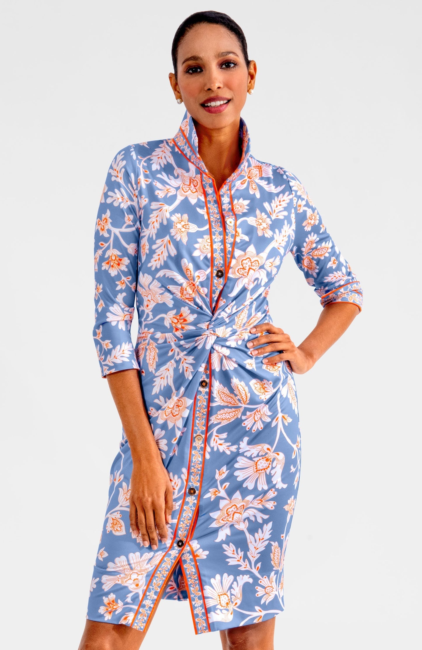 Twist & Shout Dress  -  Stunning Stippling