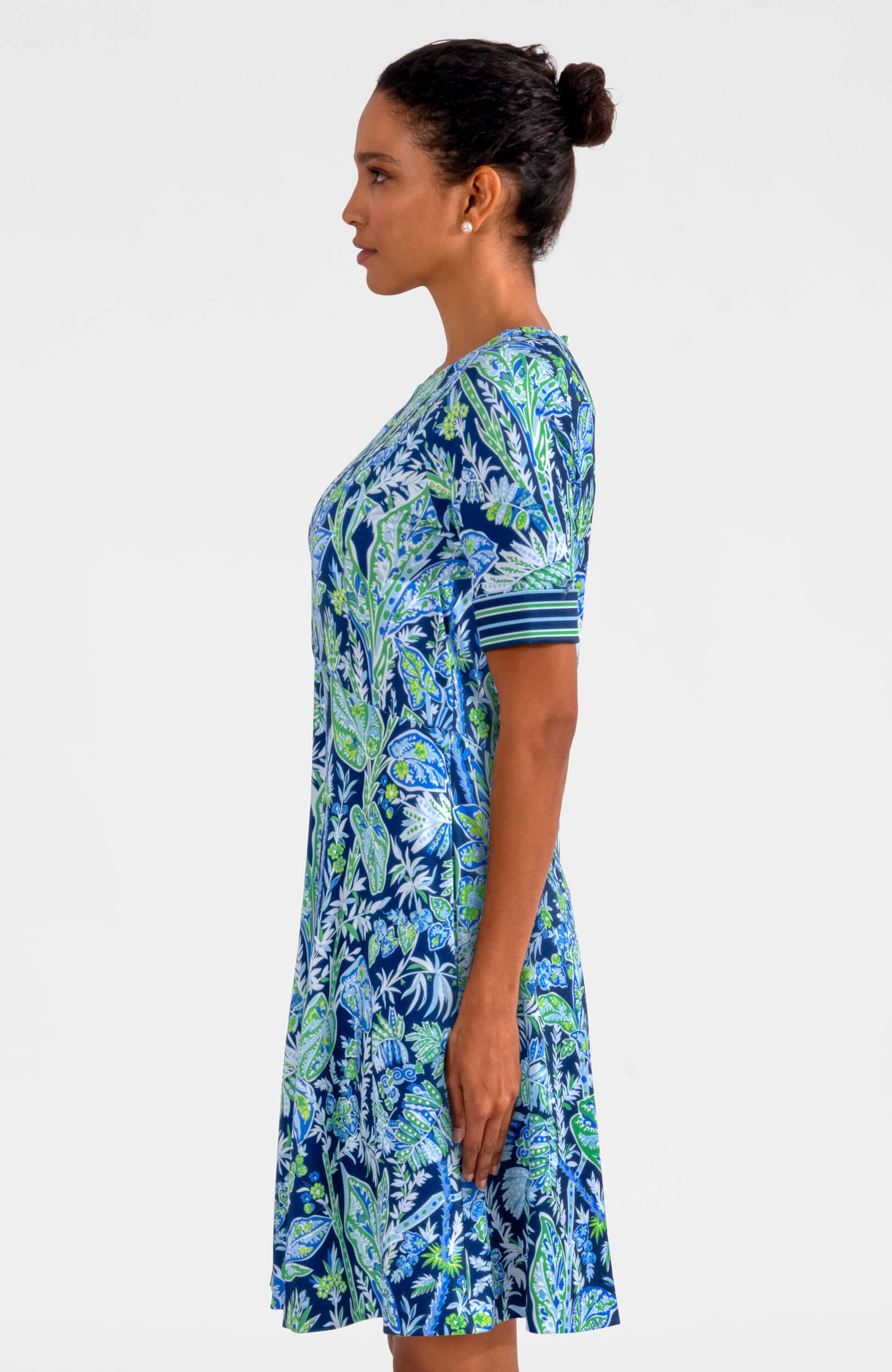 Twirly Whirly Dress - Vintage Vines