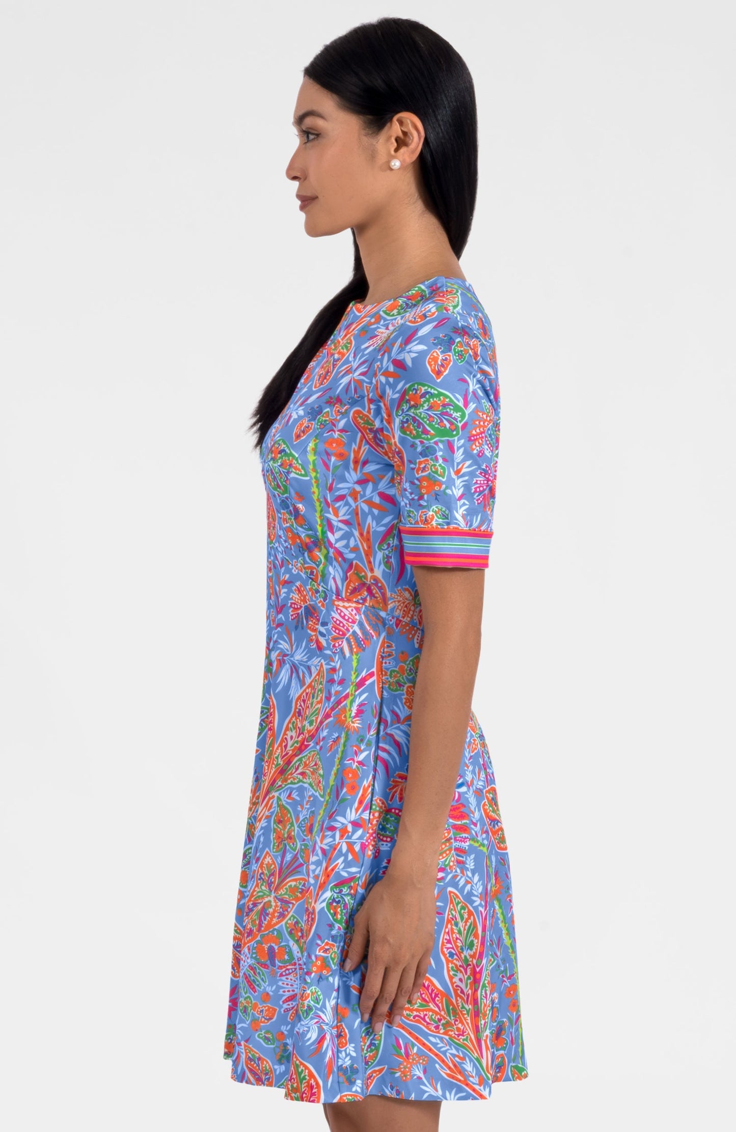 Twirly Whirly Dress - Vintage Vines