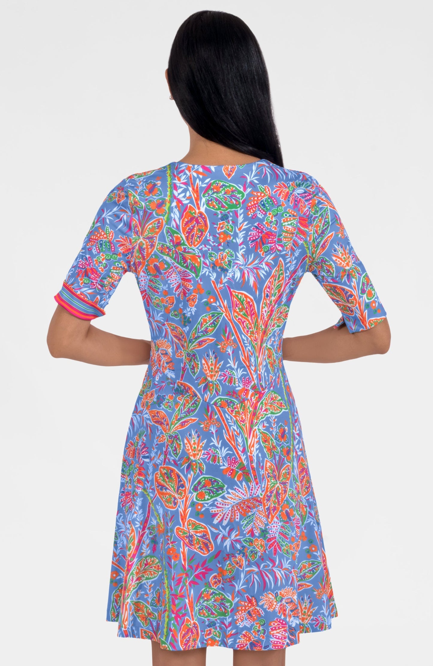 Twirly Whirly Dress - Vintage Vines