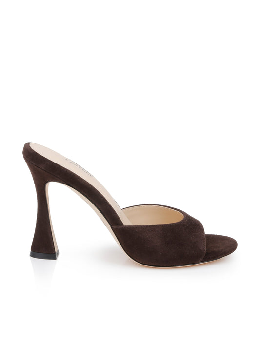 Avery Suede Open-Toe Mule
